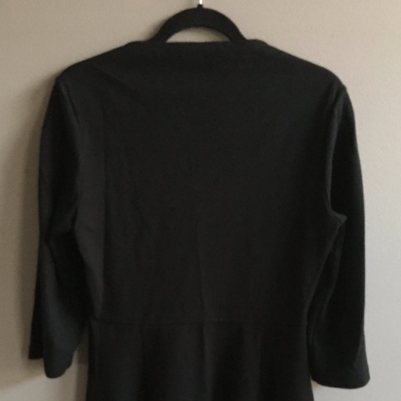 Kate Spade Broome Street Black Skater Dress (M) - Picture 5 of 8